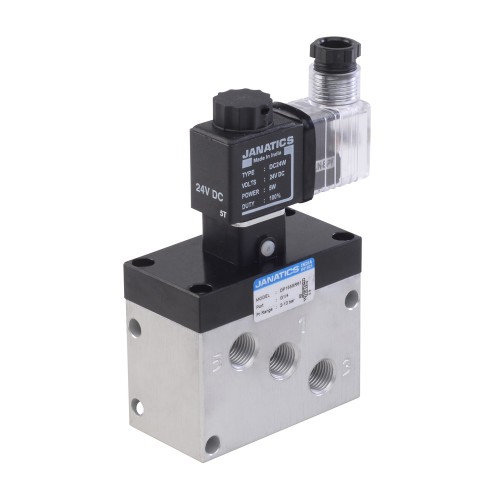 Single Solenoid Pilot Operated Valve With Spring Return Janatics